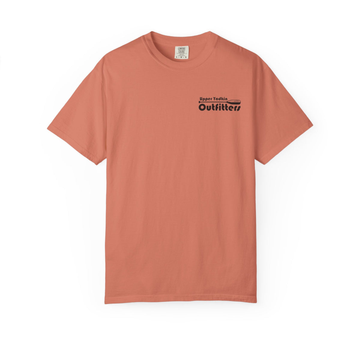 front of Upper Yadkin Outfitters shirt